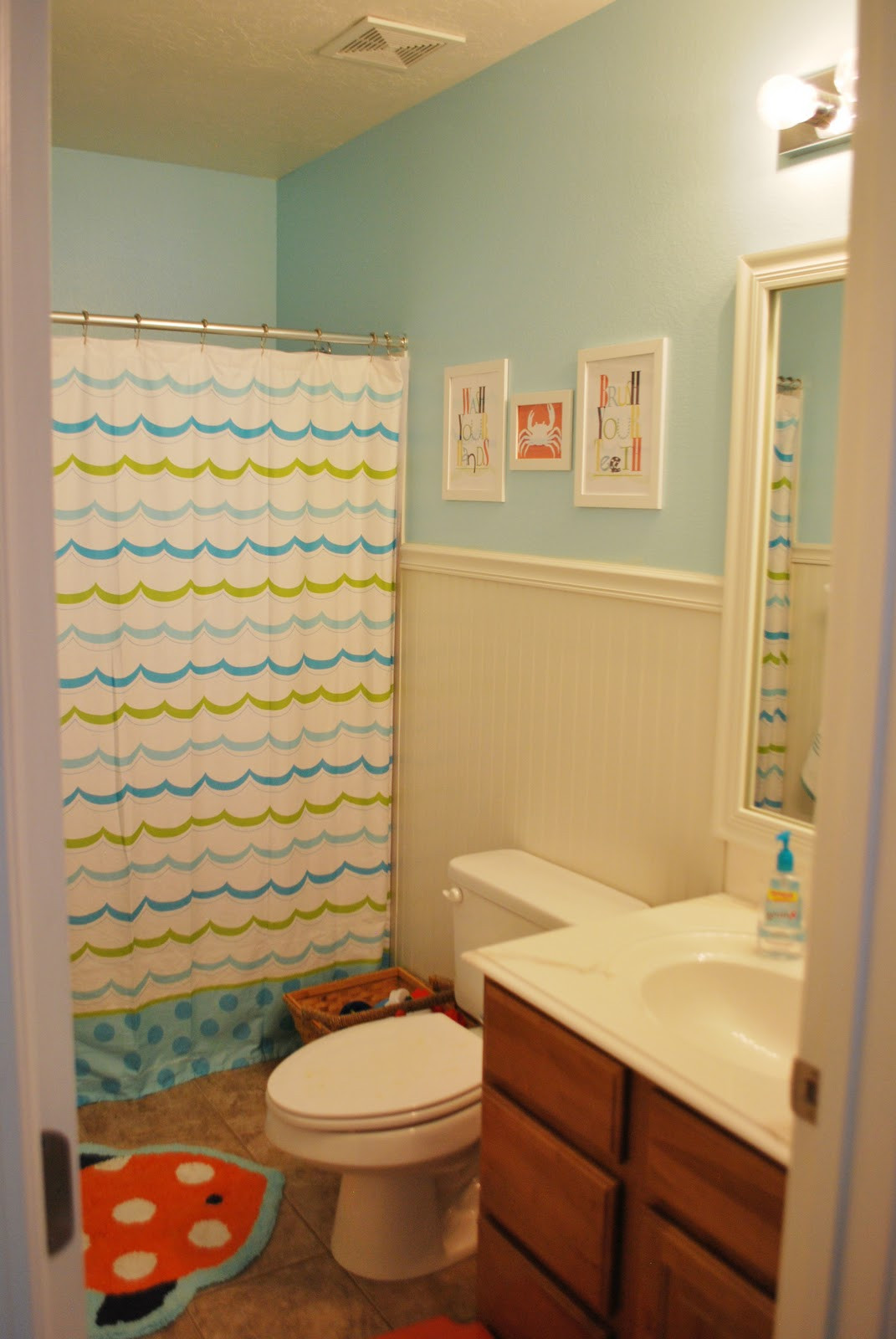 Kids Bathroom Accessories Sets
 Adorable Kids Bathroom Makeover by Loving Your Space