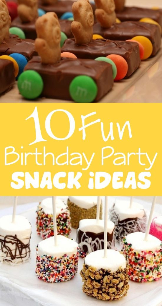 Kids Bday Party Snacks
 10 Fun Birthday Party Snack Ideas Kids Kubby