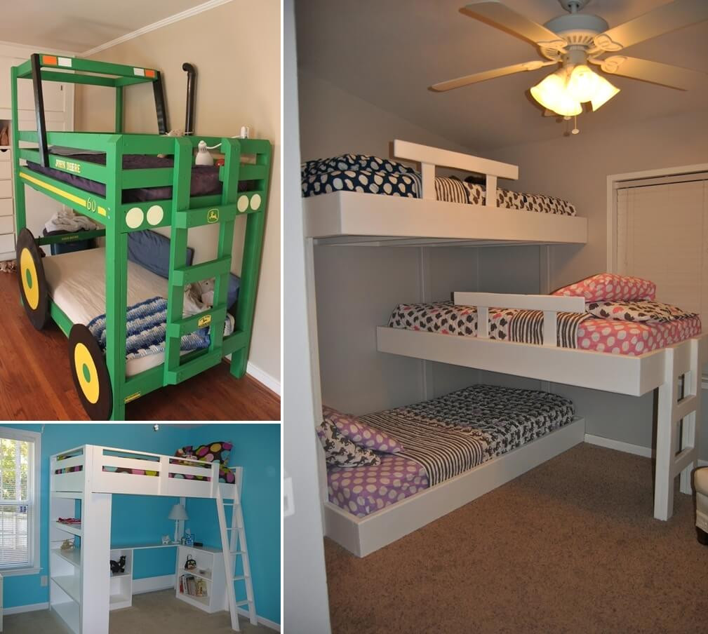 Kids Bed DIY
 10 Cool DIY Bunk Bed Designs for Kids