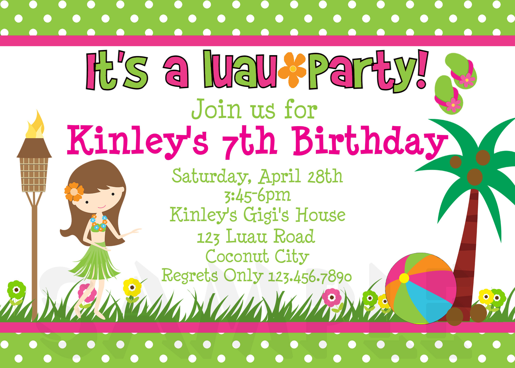 Kids Birthday Invitation Wording
 Printable Birthday Invitations 4 Coloring Kids