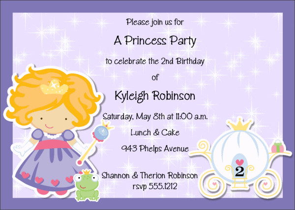 Kids Birthday Invitation Wording
 2 Year Old Birthday Invitation Sayings