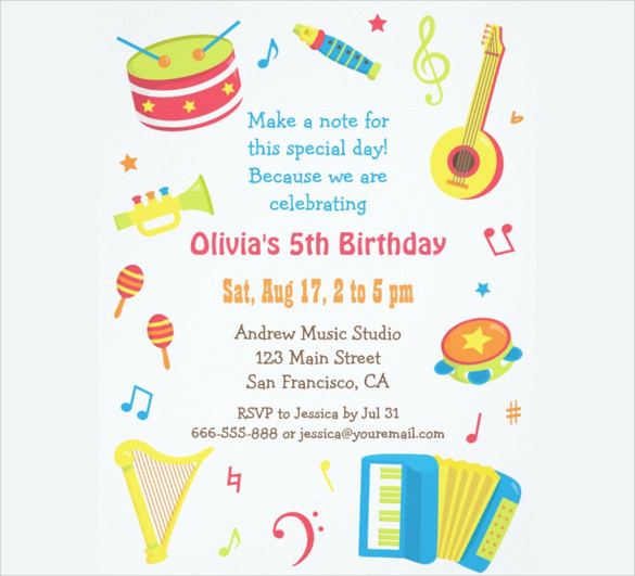 Kids Birthday Invitation Wording
 FREE Birthday Party Invites for Kids – FREE Printable