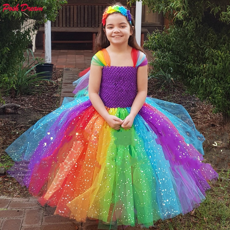 Kids Birthday Party Dress
 Aliexpress Buy POSH DREAM Sparkly Unicorn Kids Girls