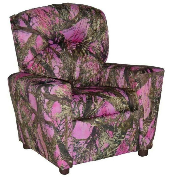 Kids Camo Chair
 Pink Camo Recliner With images