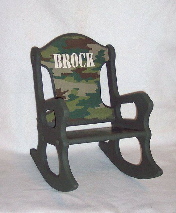Kids Camo Chair
 Child s Rocking Chair camo toddler
