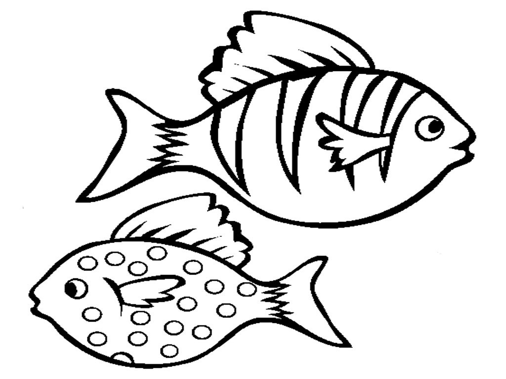 Kids Coloring Pages Fish
 Free Fish Outlines For Children Download Free Clip Art
