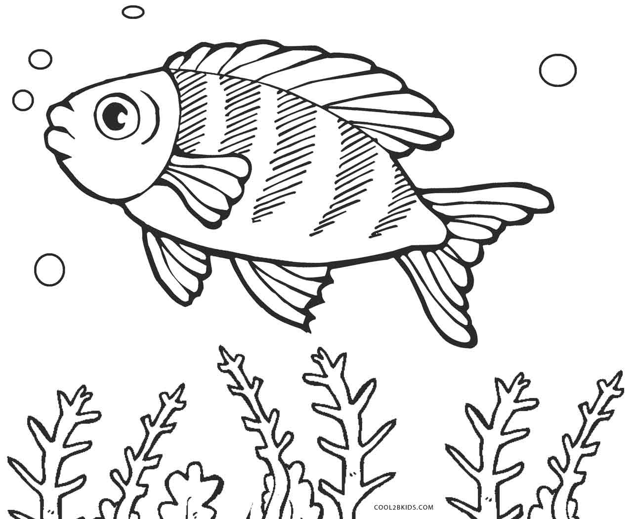Kids Coloring Pages Fish
 Free Printable Fish Coloring Pages For Kids