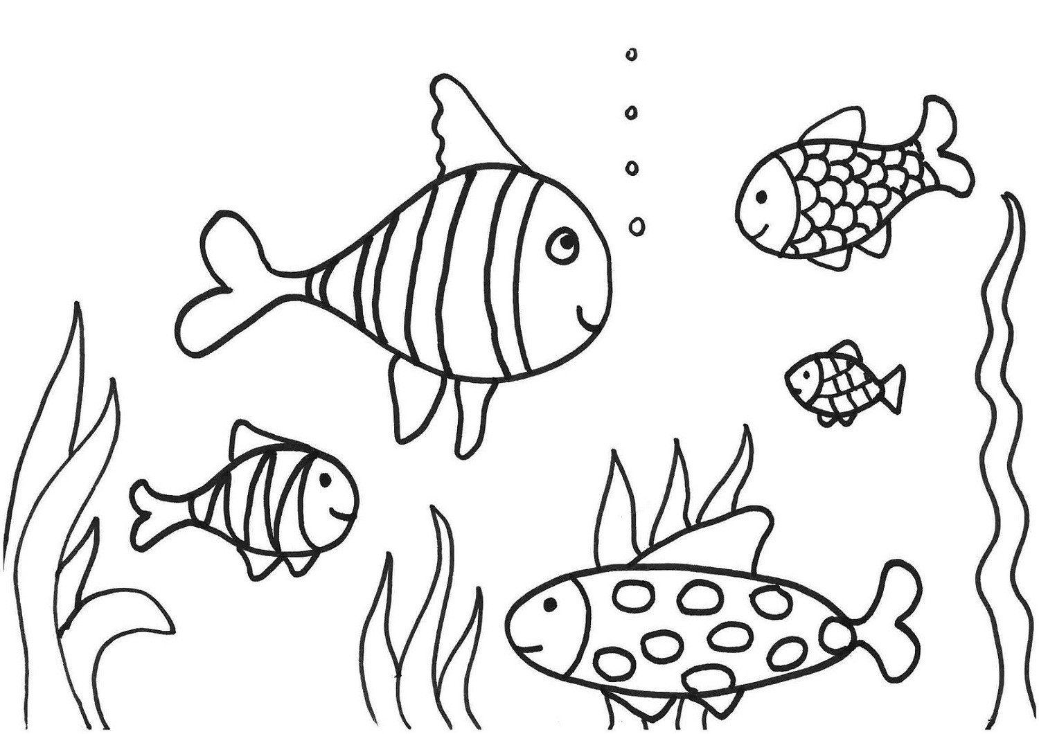 Kids Coloring Pages Fish
 Fish Coloring Page 2016 Printable
