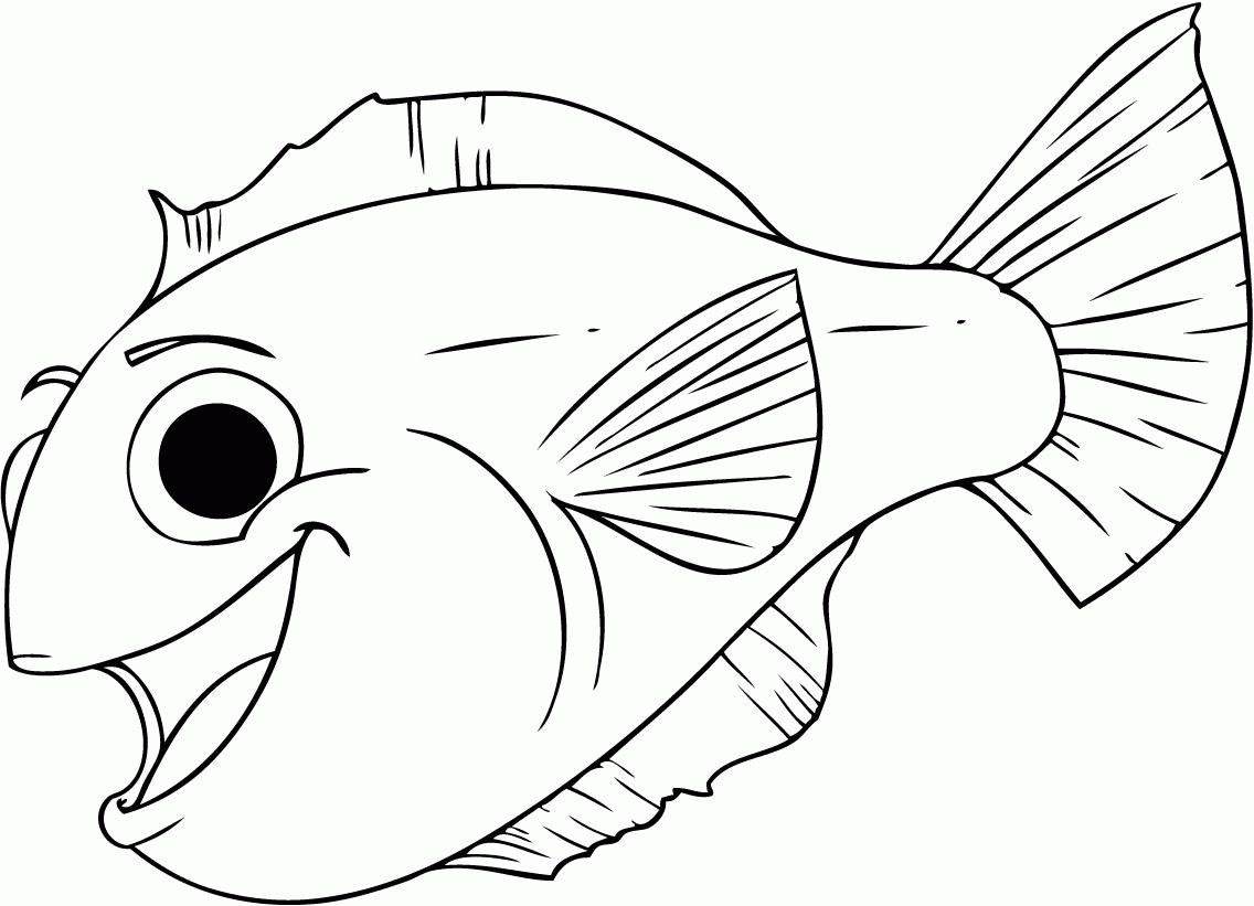 Kids Coloring Pages Fish
 Rainbow Fish Printable Coloring Page Coloring Home