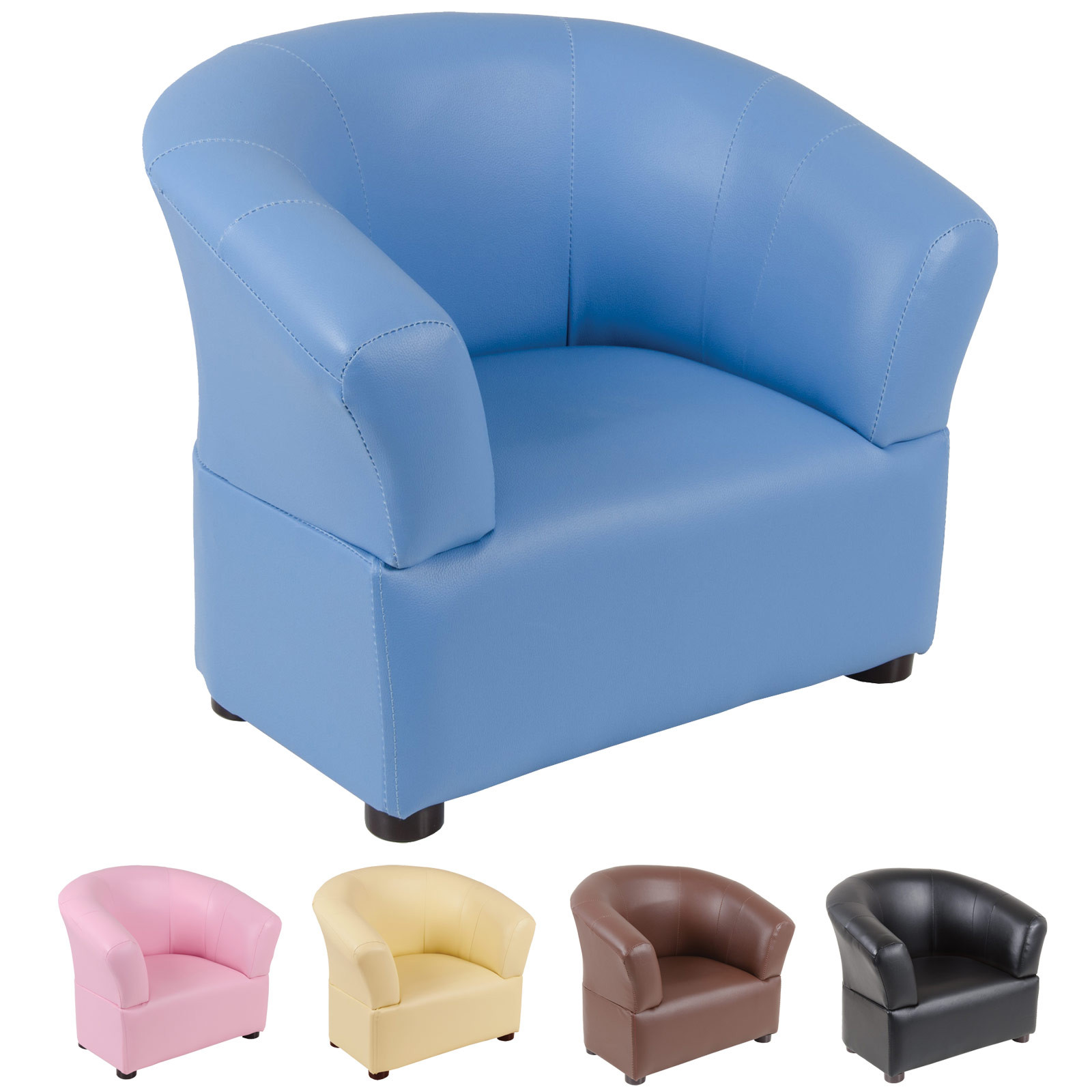 Kids Comfy Chair
 Kids fy PVC Leather Look Tub Chair Armchair Seat