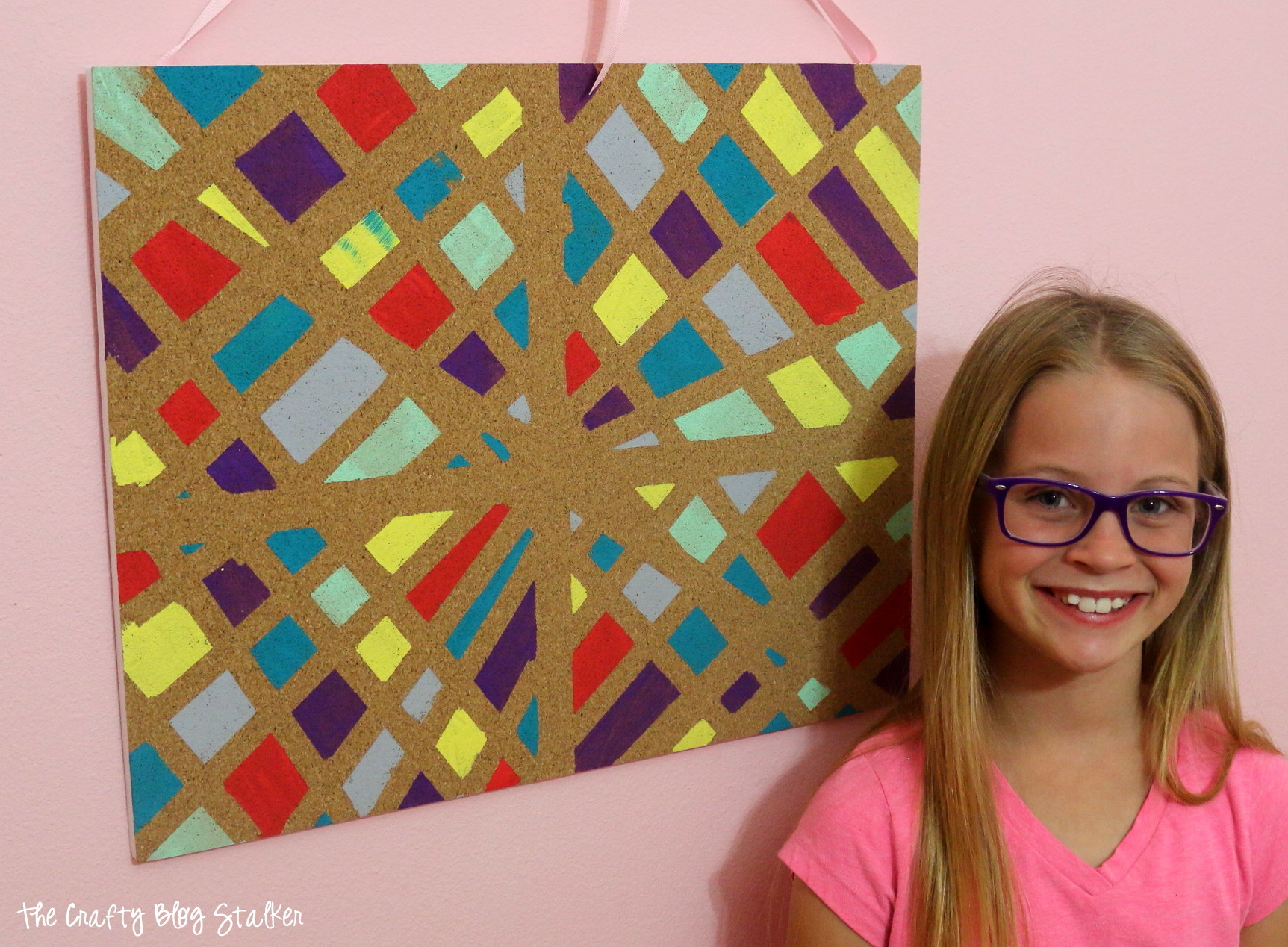 Kids Craft Blog
 How to Make a Painted Pin Board Crafts for Kids The