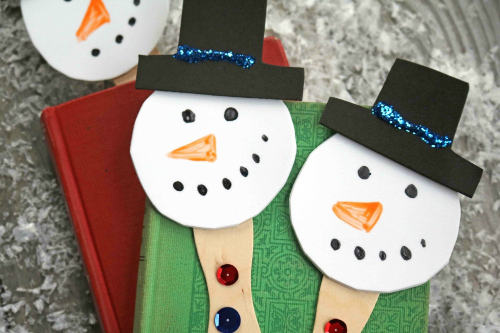 Kids Craft Blog
 Easy Snowman Crafts for Kids Foam Bookmarks Darice