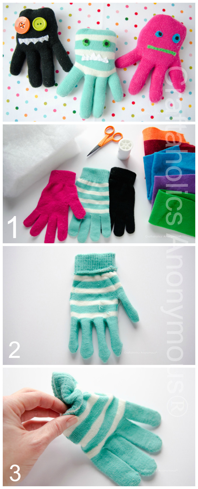 Kids Craft Gloves
 Craftaholics Anonymous