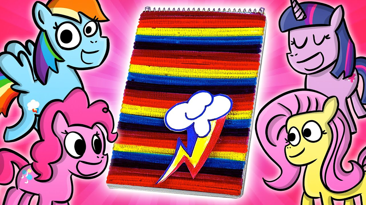 Kids Craft Videos
 My Little Pony Craft Rainbow Dash Notebook Crafts for