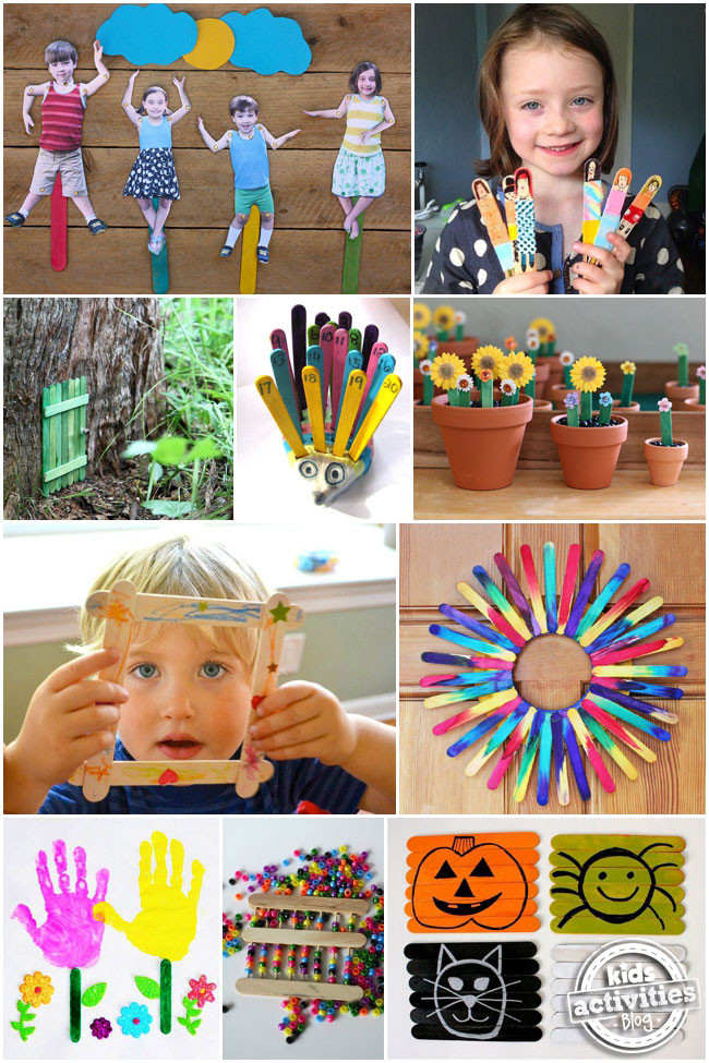 Kids Craft Videos
 30 Popsicle Stick Crafts For Kids Kids Activities Blog