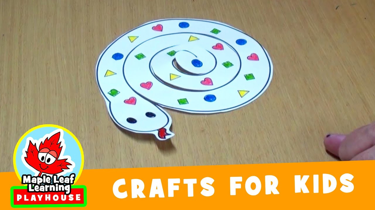 Kids Craft Videos
 Snake Craft for Kids