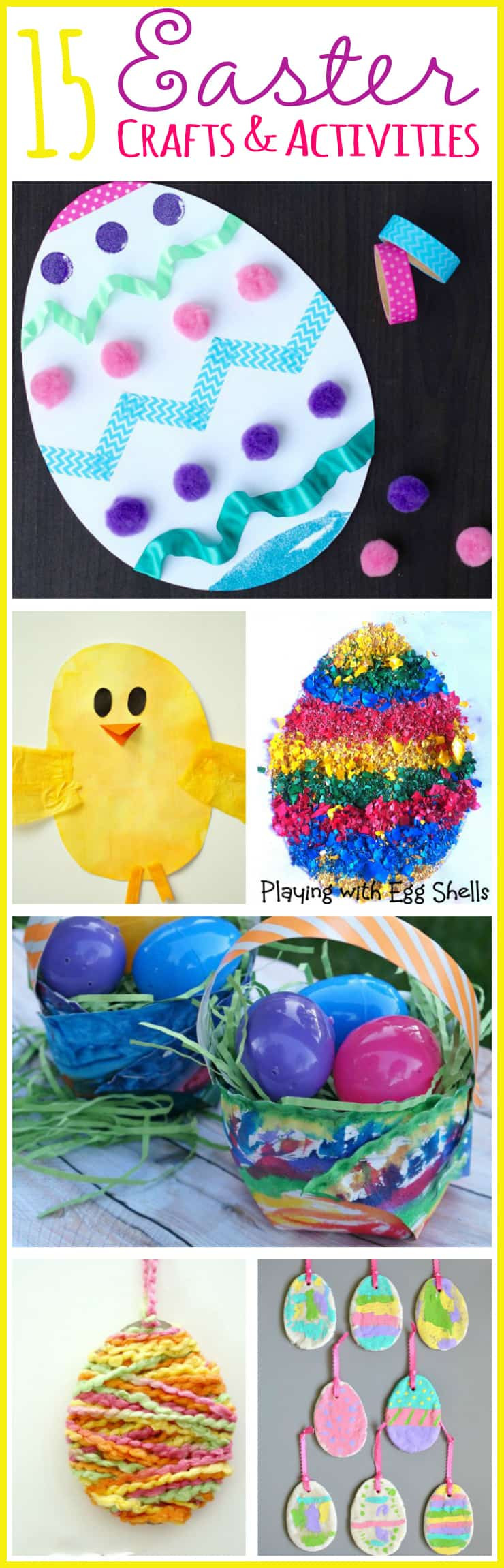 Kids Crafts For Easter
 15 Fun & Easy Easter Crafts & Activities 5 Minutes for Mom