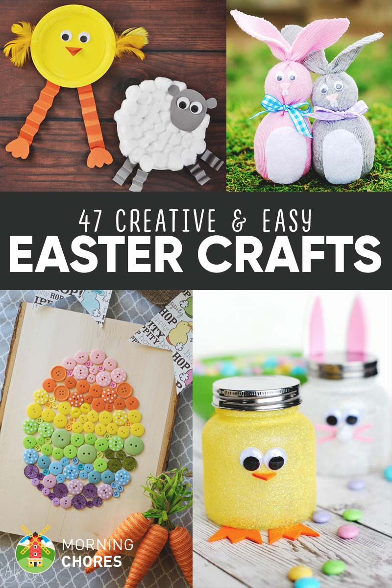 Kids Crafts For Easter
 47 Creative & Easy DIY Easter Crafts for Your Kids to Make