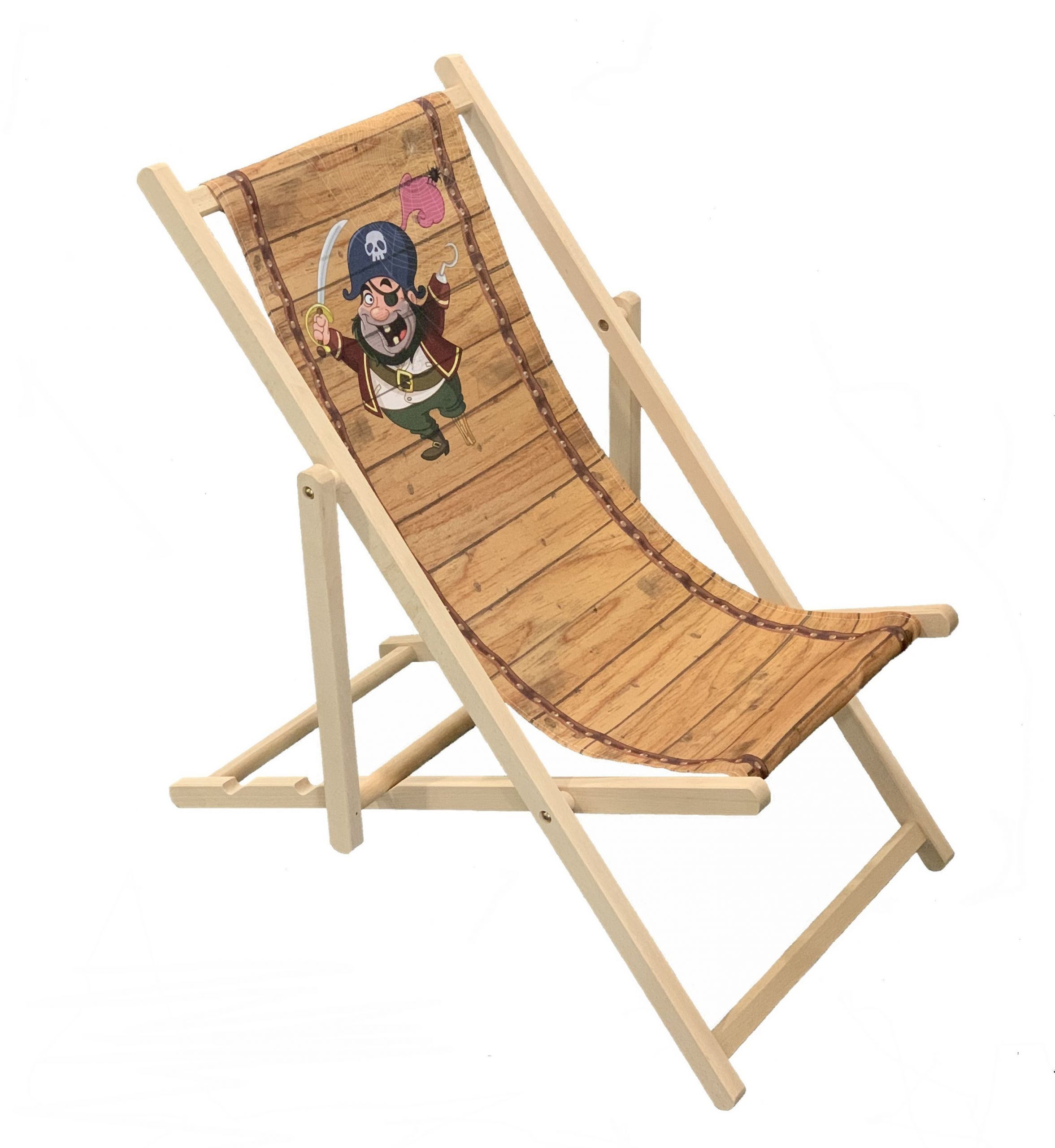Kids Deck Chair
 Wooden Folding Deck Chair for Kids Outdoor Garden Patio