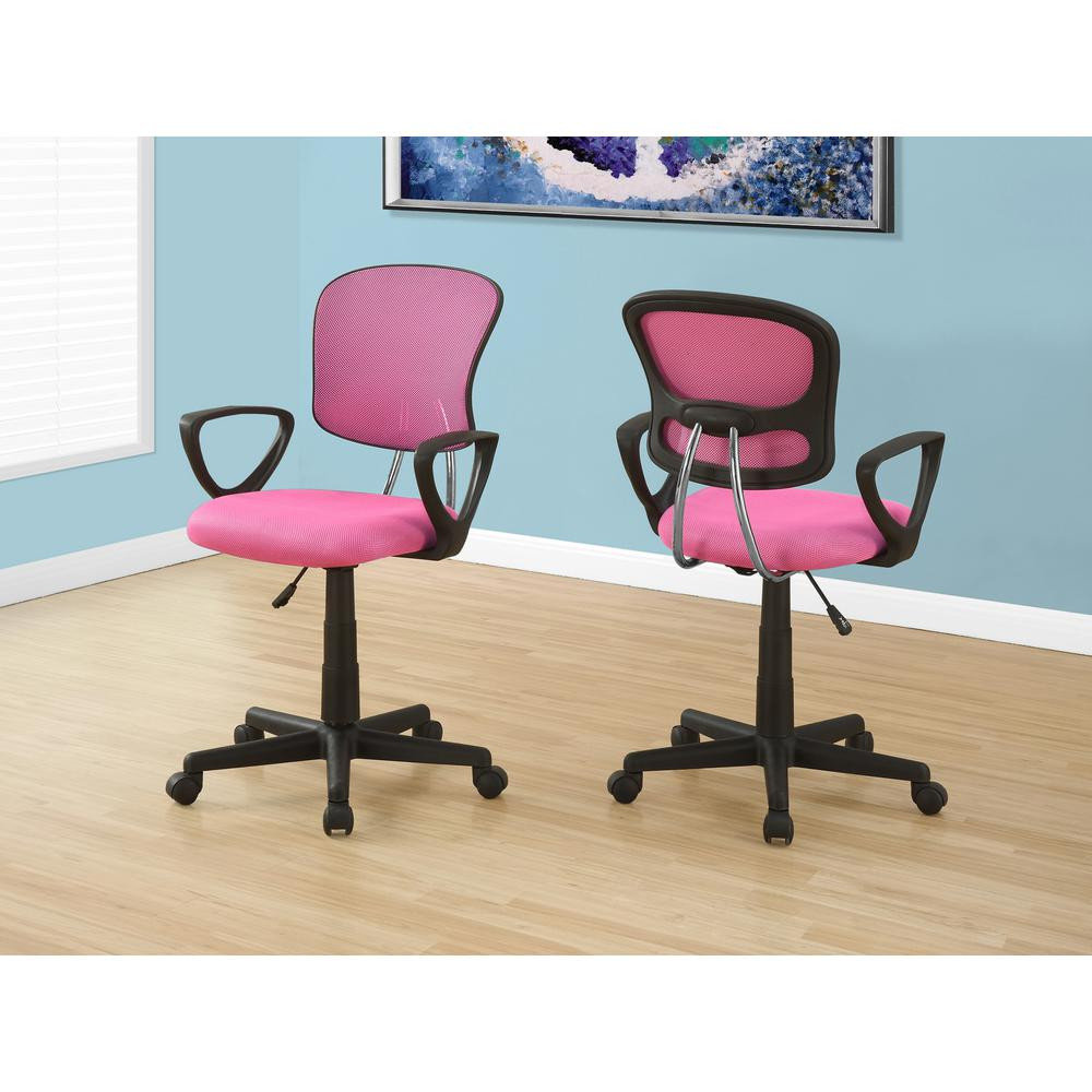 Kids Desk Chair
 Monarch Pink Multi Position Kids fice Chair I 7263 The