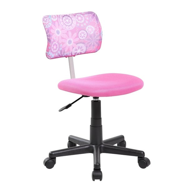 Kids Desk Chair
 Shop Adjustable Pink Mesh Kids Desk Chair Overstock