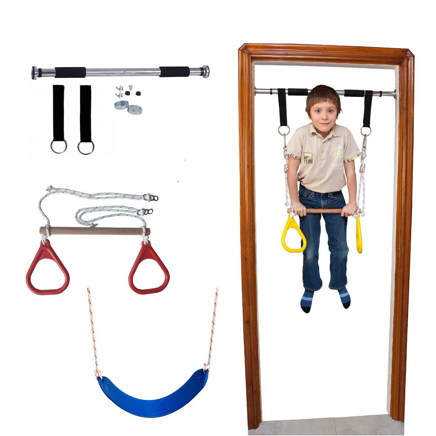 Kids Door Swing
 Amazon DreamGYM Doorway Gym and Indoor Swing for