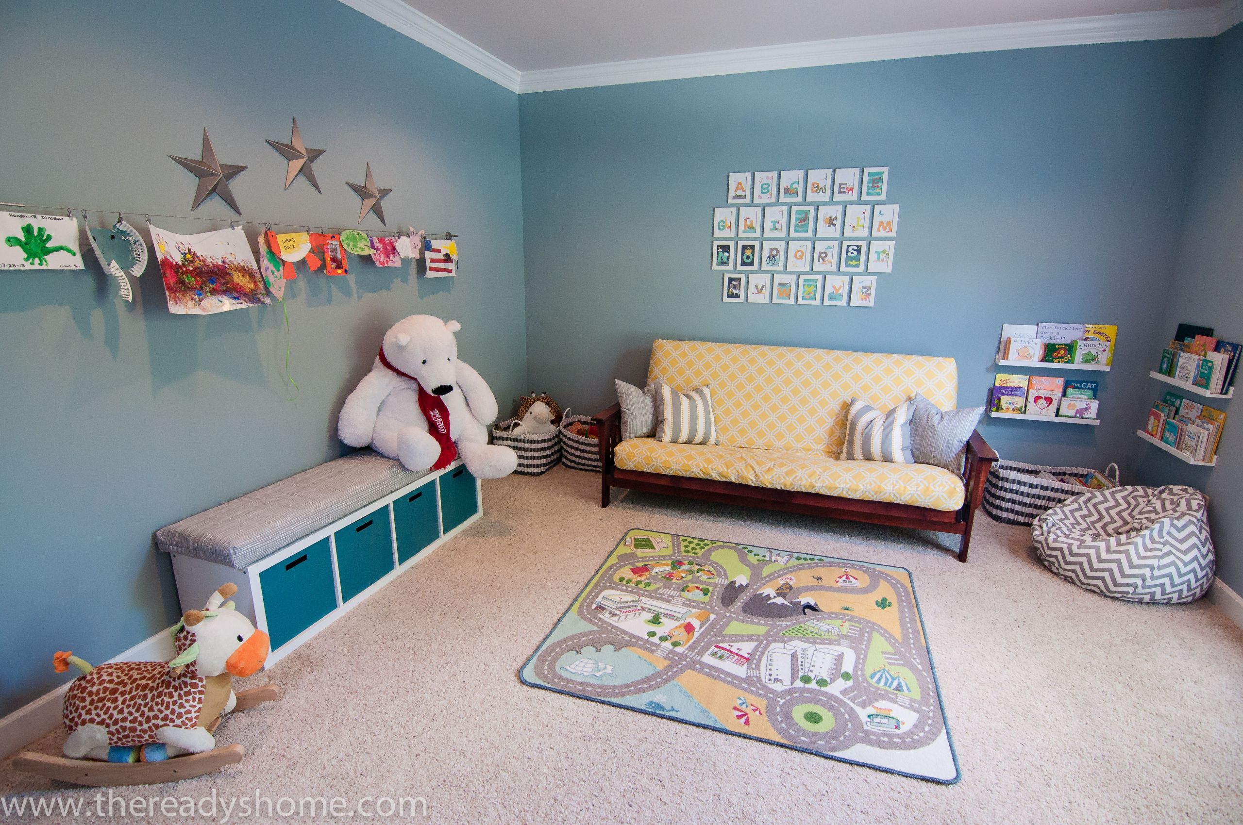 Kids Family Room
 Living Room Turned Playroom Project Nursery