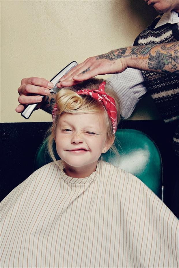 Kids Getting Haircuts
 Funny 35 Pics