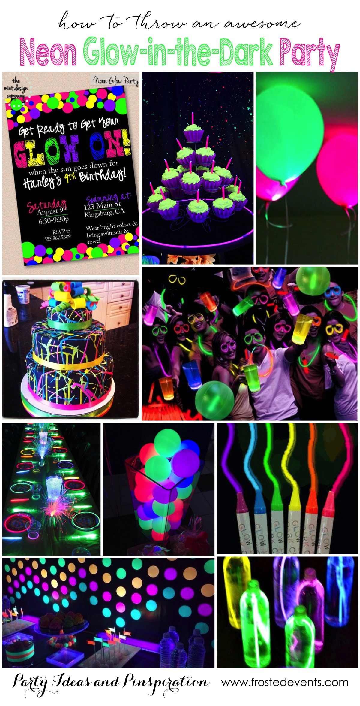 Kids Glow Party
 25 Fun Birthday Party Theme Ideas – Fun Squared