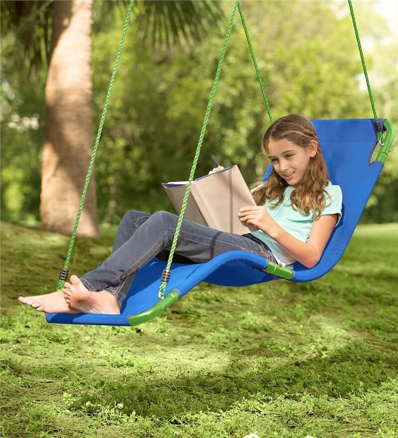 Kids Hanging Swing
 8 Outrageously Cool Swings & Hide Outs That Will Keep Your