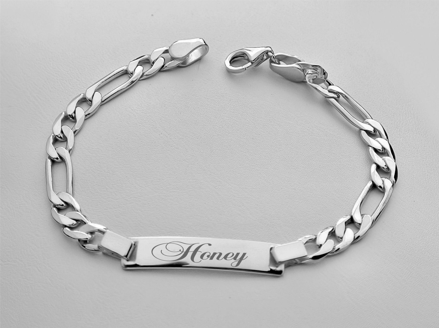 Kids Id Bracelets
 Personalized Sterling Silver Children s ID Bracelet Custom