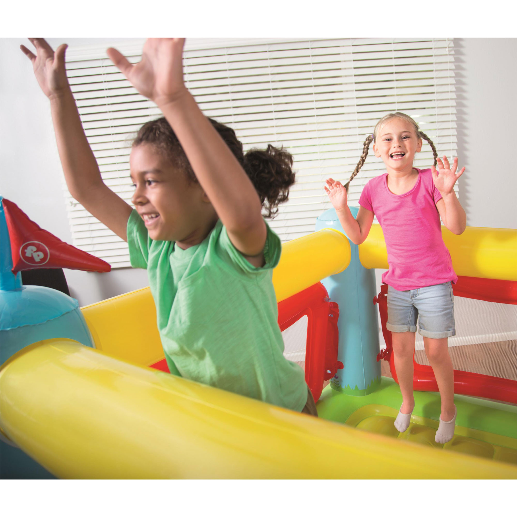 Kids Indoor Bounce
 Fisher Price Kids Bouncetastic Bouncer Indoor Inflatable
