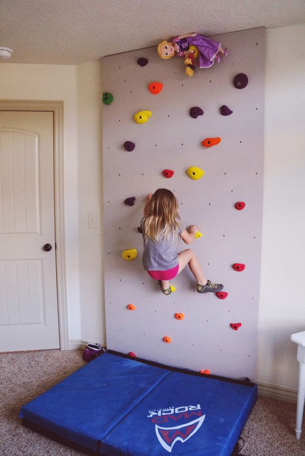 Kids Indoor Climbing Wall
 25 Fun Climbing Wall Ideas For Your Kids Safety