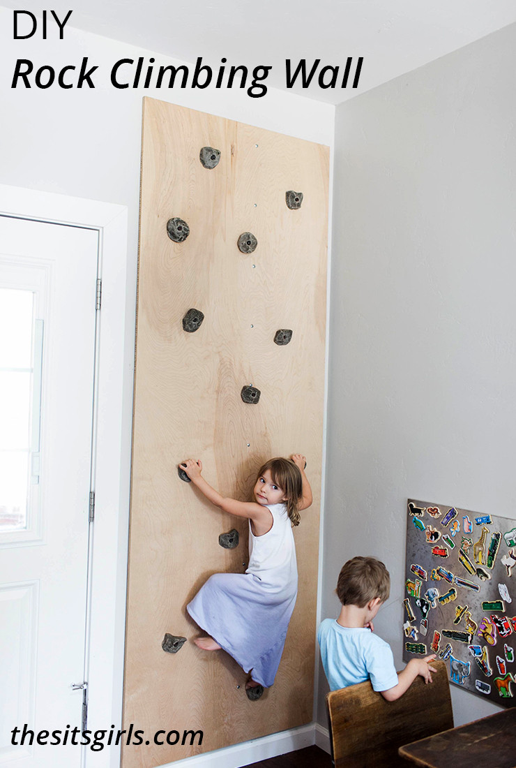 Kids Indoor Climbing Wall
 DIY Rock Climbing Wall Playroom Idea