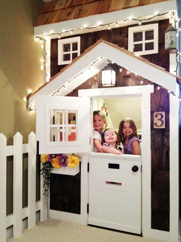 Kids Indoor Playhouse
 indoor kids playhouse in basement – HomeMydesign