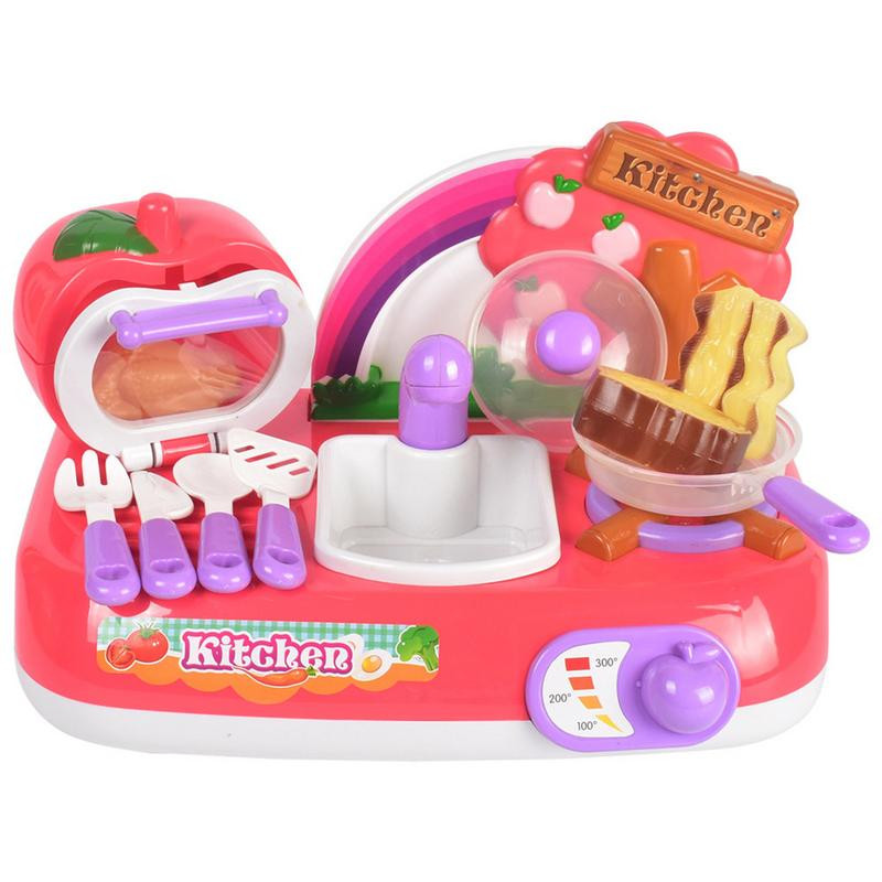 Kids Kitchen Table
 Children s Kitchen Toys Girl Play House Kitchen Table With