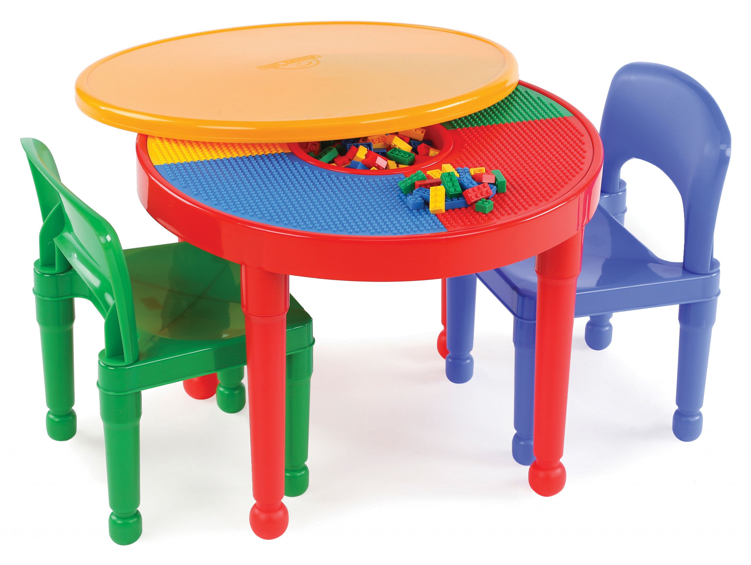 Kids Lego Table
 Tot Tutors Kids 2 in 1 Plastic LEGO patible Activity