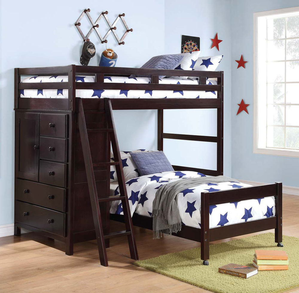 Kids Loft Bed With Storage
 Loft bed with storage HE012