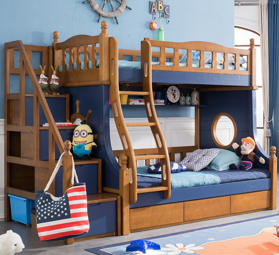Kids Loft Bedroom Set
 Webetop Nautical Style Kids posite Bed Bedroom