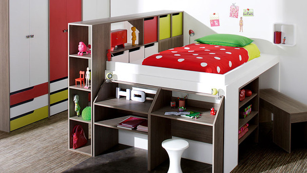 Kids Loft Bedroom Set
 Kid s Bedroom Furniture Exciting Loft Bed Designs