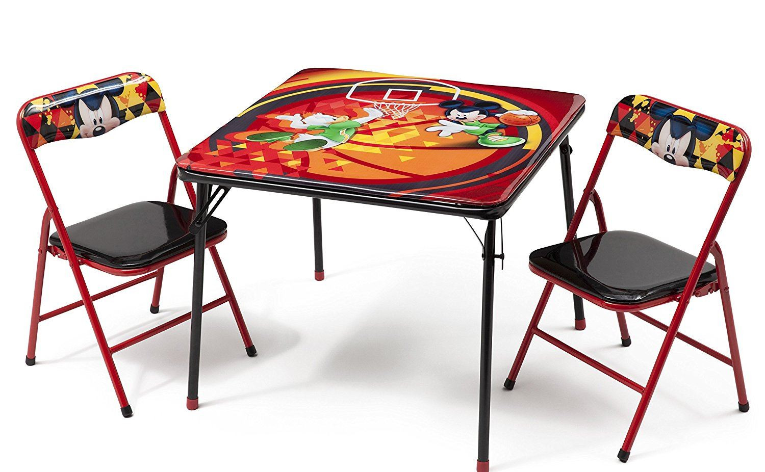 Kids Metal Table
 Disney Mickey Mouse Childrens Metal Table & Two Chairs Set