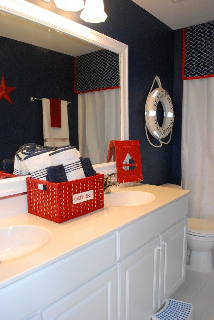 Kids Nautical Bathroom
 Boys Bathroom with a Nautical Theme