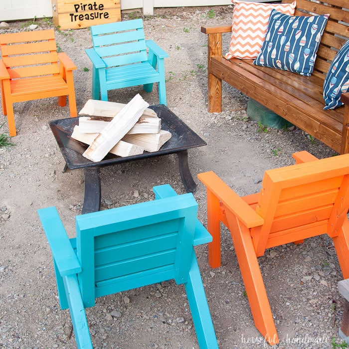 Kids Outdoor Chairs
 Easy DIY Kids Patio Chairs Houseful of Handmade