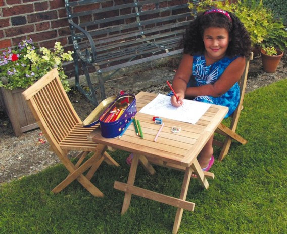 Kids Outdoor Patio Set
 Children s Wooden Table & Chairs Kids Outdoor Patio