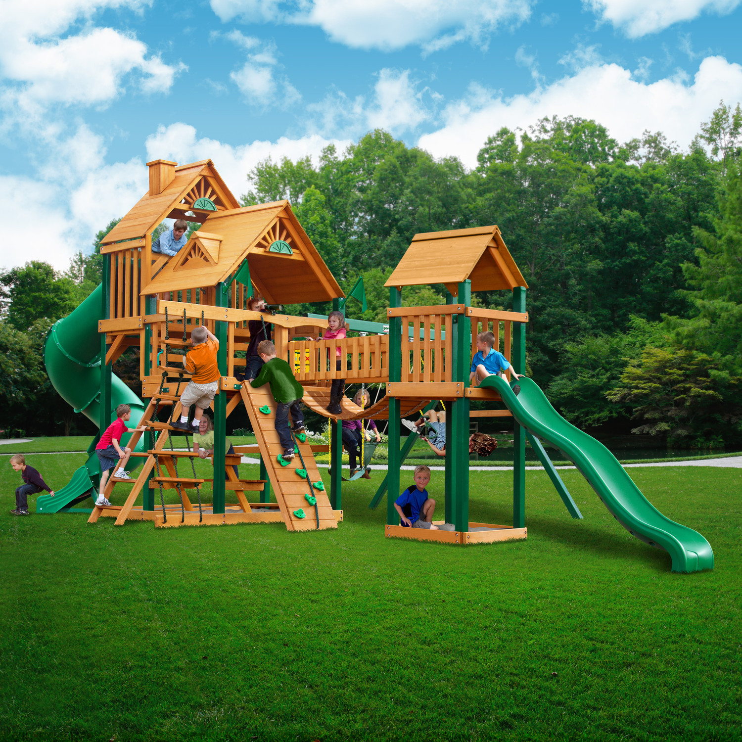 Kids Outdoor Playground Sets
 Decorating Awesome Gorilla Swing Sets For Kids Play Yard