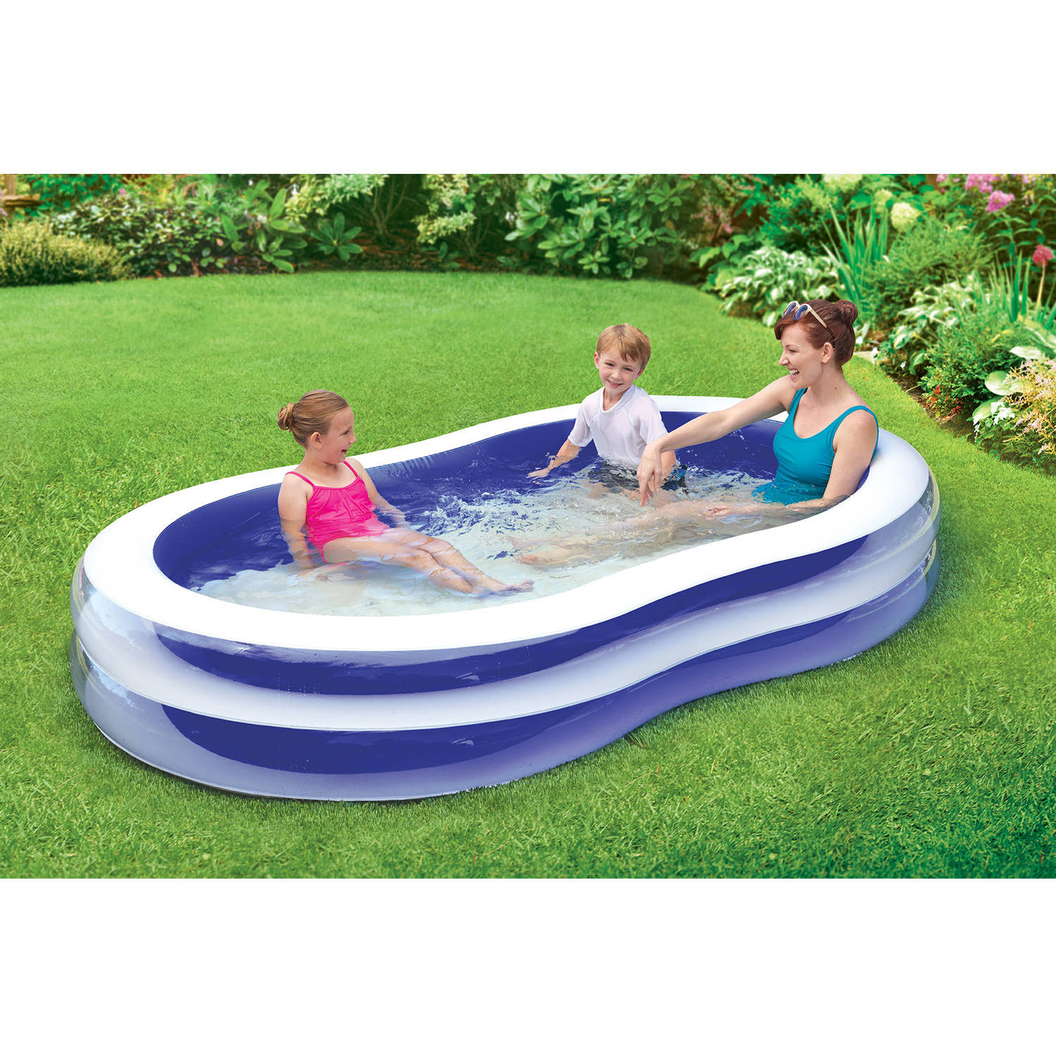Kids Outdoor Pool
 103" Transparent Family Pool Inflatable Summer Kids