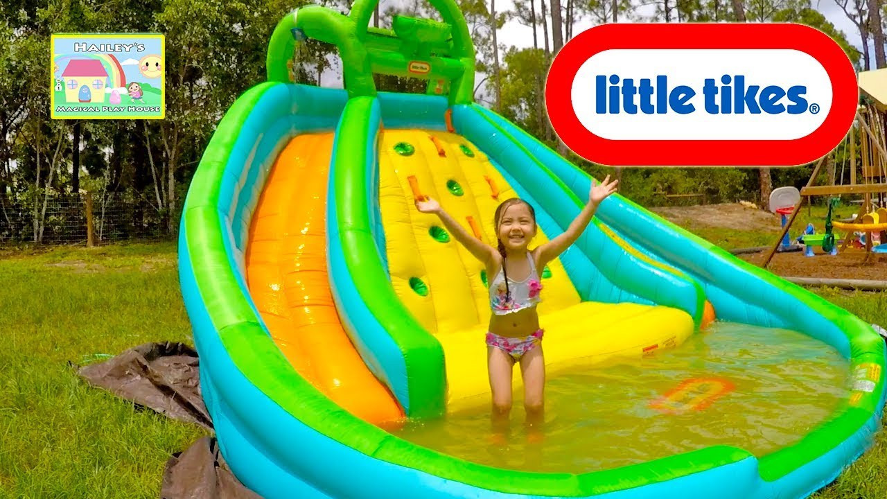 Kids Outdoor Pool
 Best Water Slide Little Tikes Biggest Slide Pool for