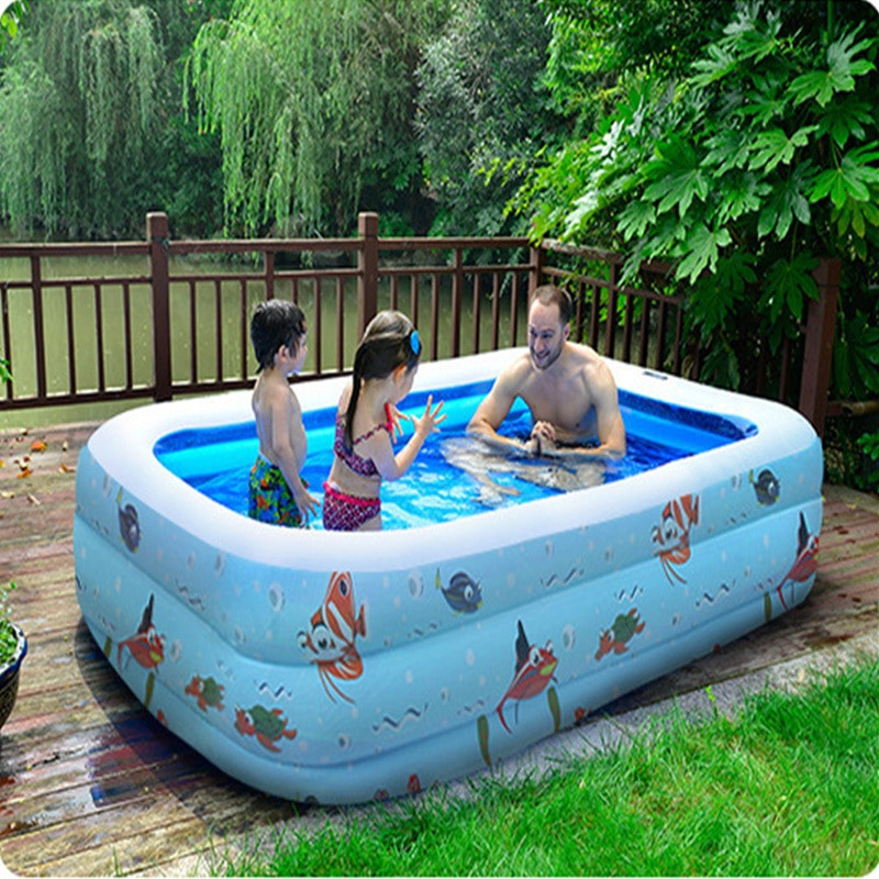 Kids Outdoor Pool
 3 Big Size Inflatable Swimming Water Pool Children Home