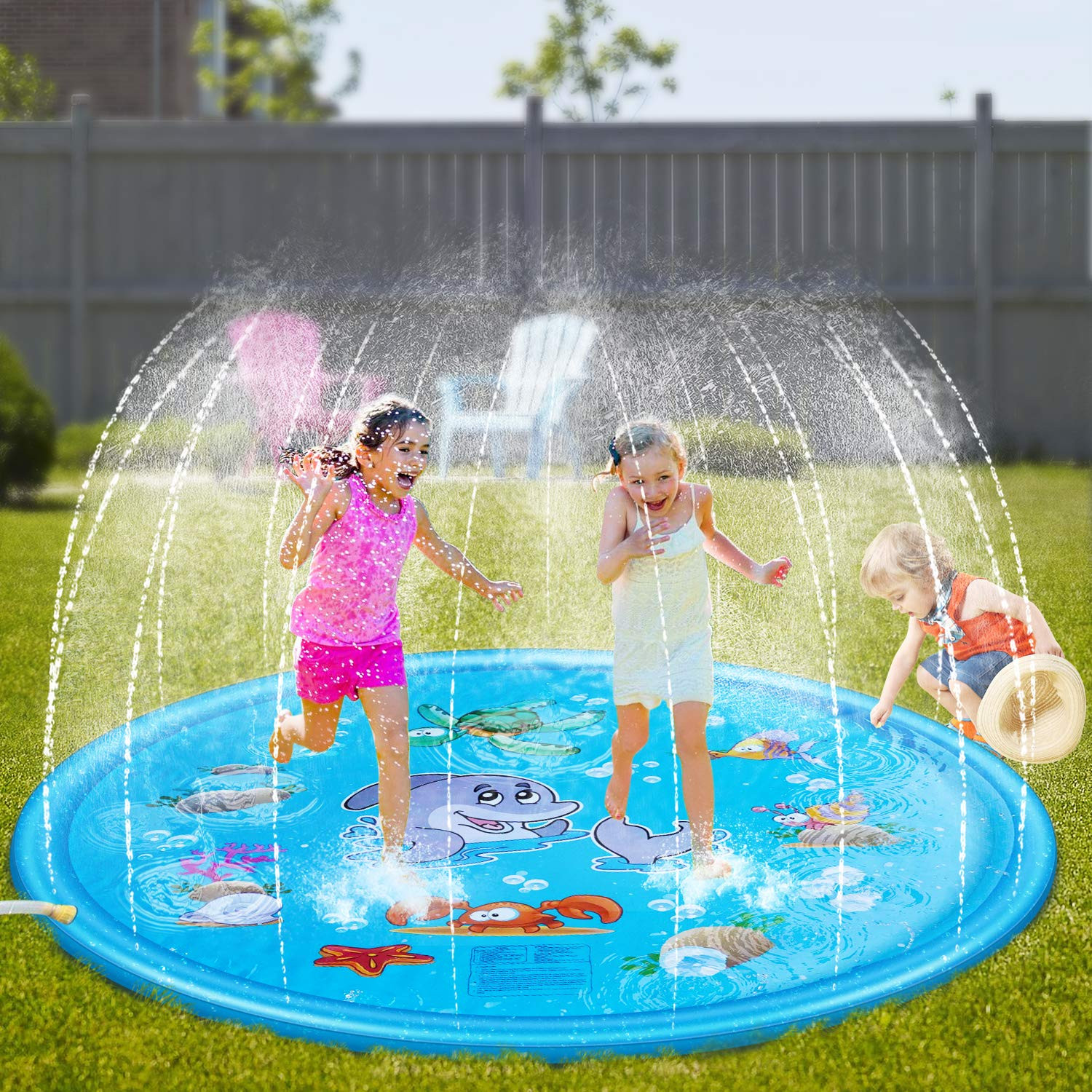 Kids Outdoor Pool
 Outdoor Sprinkler Pad Toys for Kids & Baby BIG 68