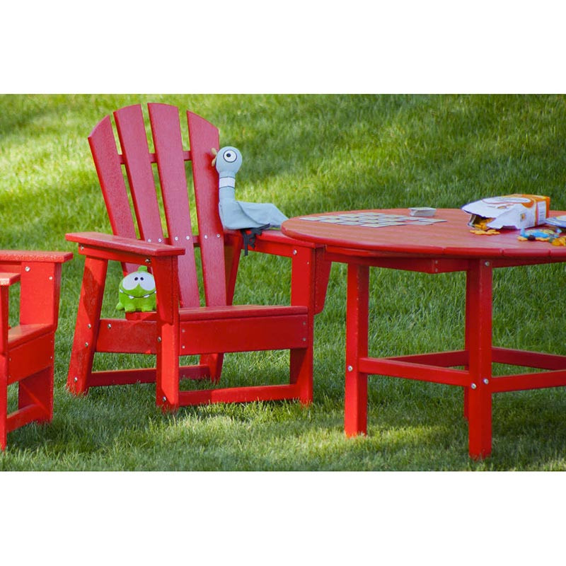Kids Outdoor Table
 Polywood Childrens Kids Adirondack Table